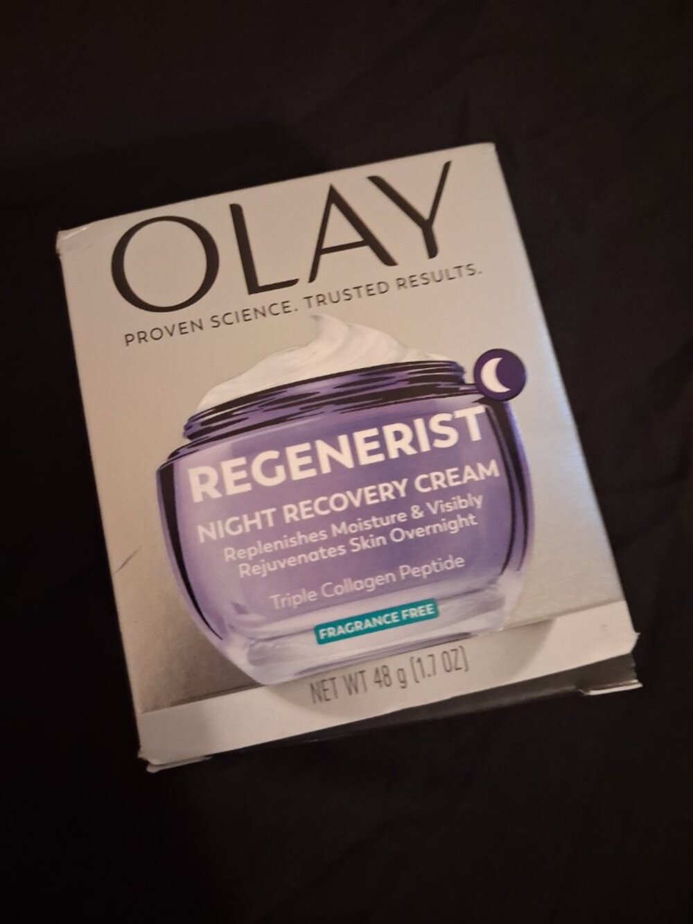 Olay Regenerist Night Recovery Cream Fragrance Free 1.7oz NEW